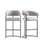 Manhattan Comfort Augusta Barstool in Light Grey, 2PK 2-BS021-LG - alternate 4